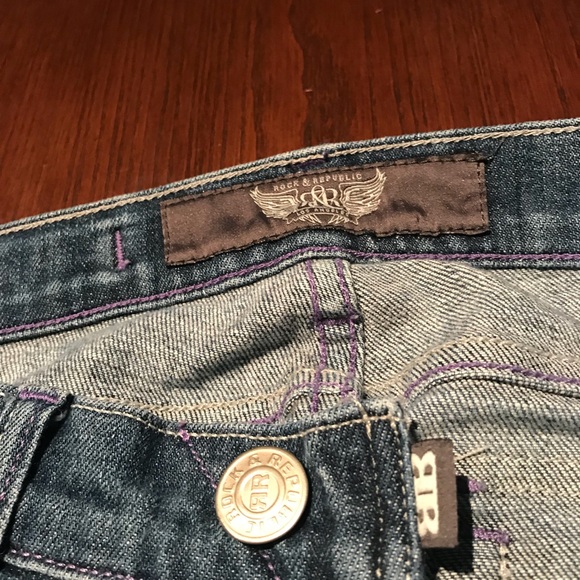 Rock & Republic wide leg boot cut Jeans - Picture 4 of 6